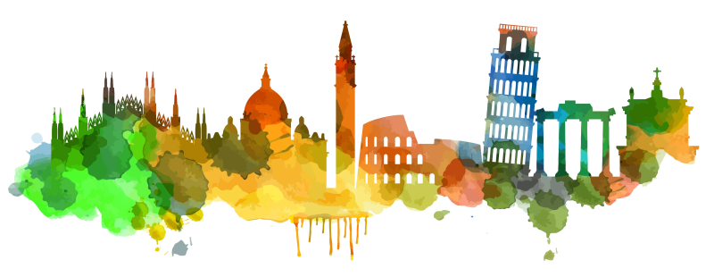 Италия достопримечательности вектор