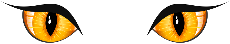 Кошачьи глаза мультяшные