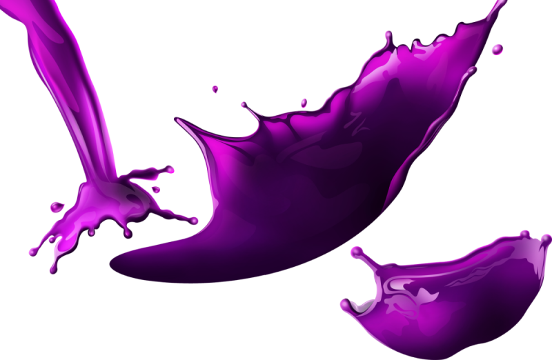 Фиолетовые брызги