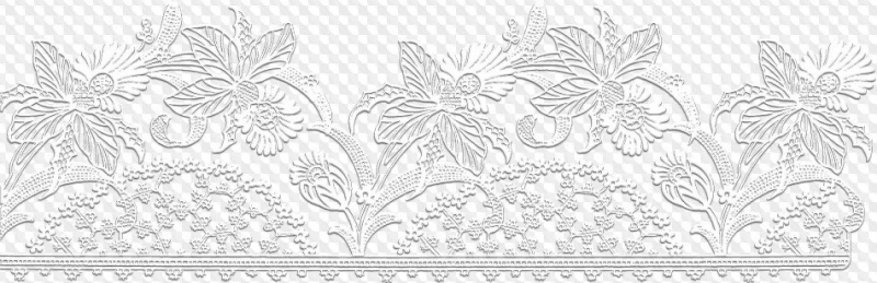 Кружева на белом фоне