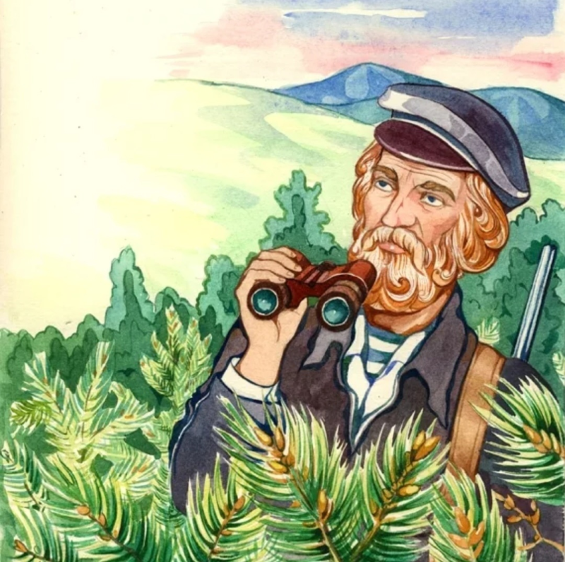 Лесовод рисунок для детей