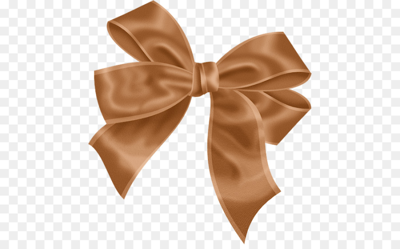 Бант бежевый