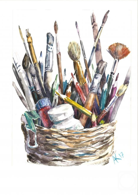 Кисти и краски