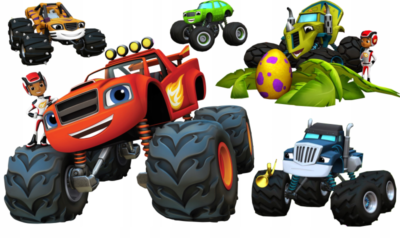 Монстр трак чудо машинки Вспыш