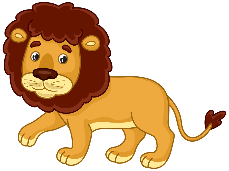 Лев картинка для детей