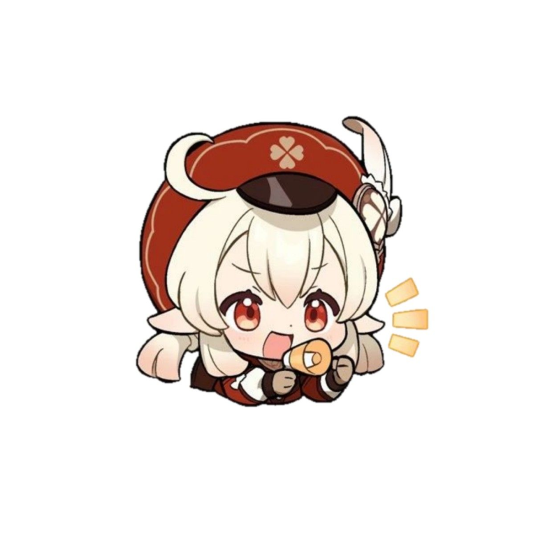 Геншин Чиби Стикеры кли