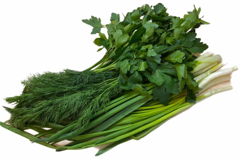 Ассорти зелени 100гр (лук, петрушка, укроп)