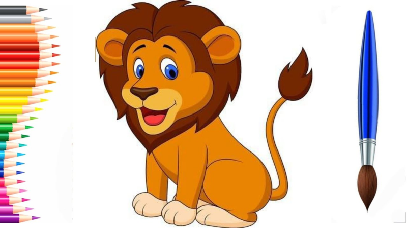 Мультяшные животные для детей