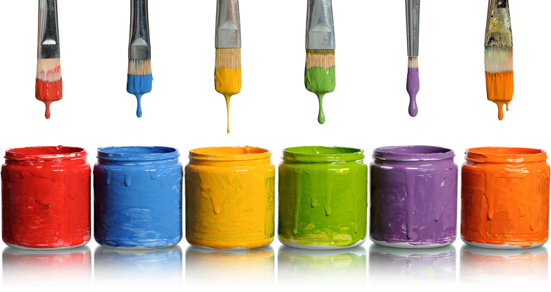 Кисти и краски