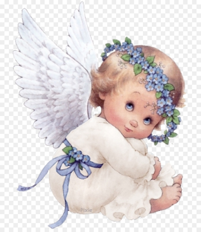 Ангел на прозрачном фоне