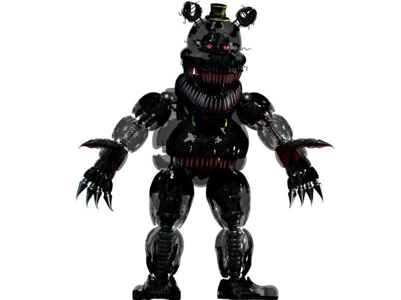 Кошмар ФНАФ 4 В полный рост