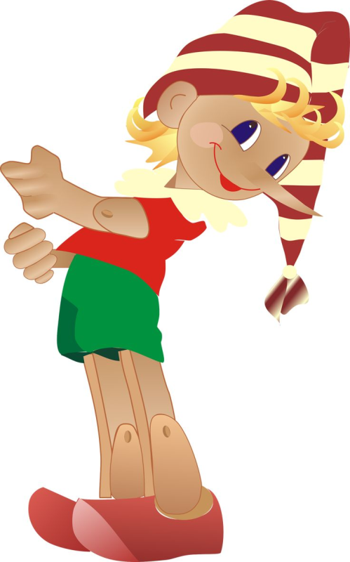 Буратино мультяшная