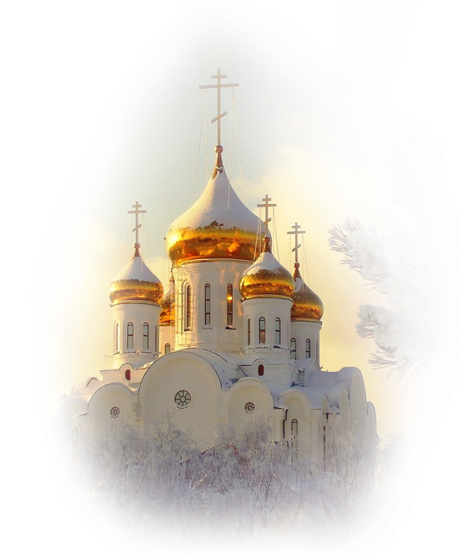 Храм золотые купола