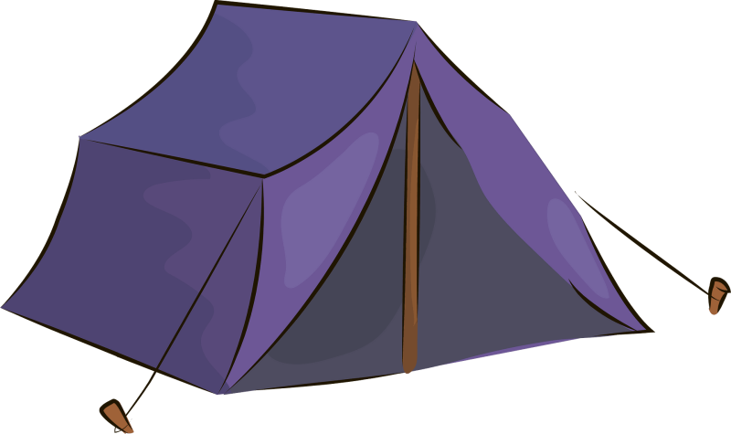 Палатка туристическая на прозрачном фоне