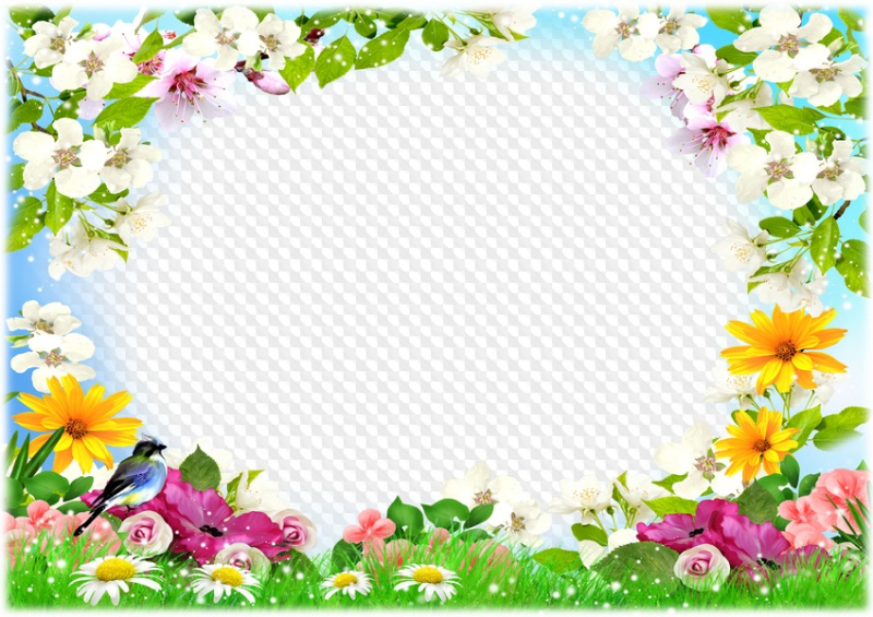 Рамка с цветами