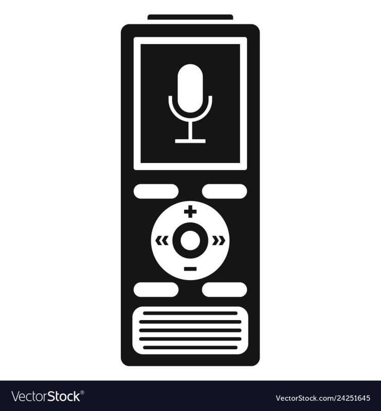 Диктофон вектор