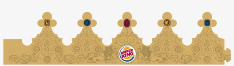 Корона бургер Кинг развертка