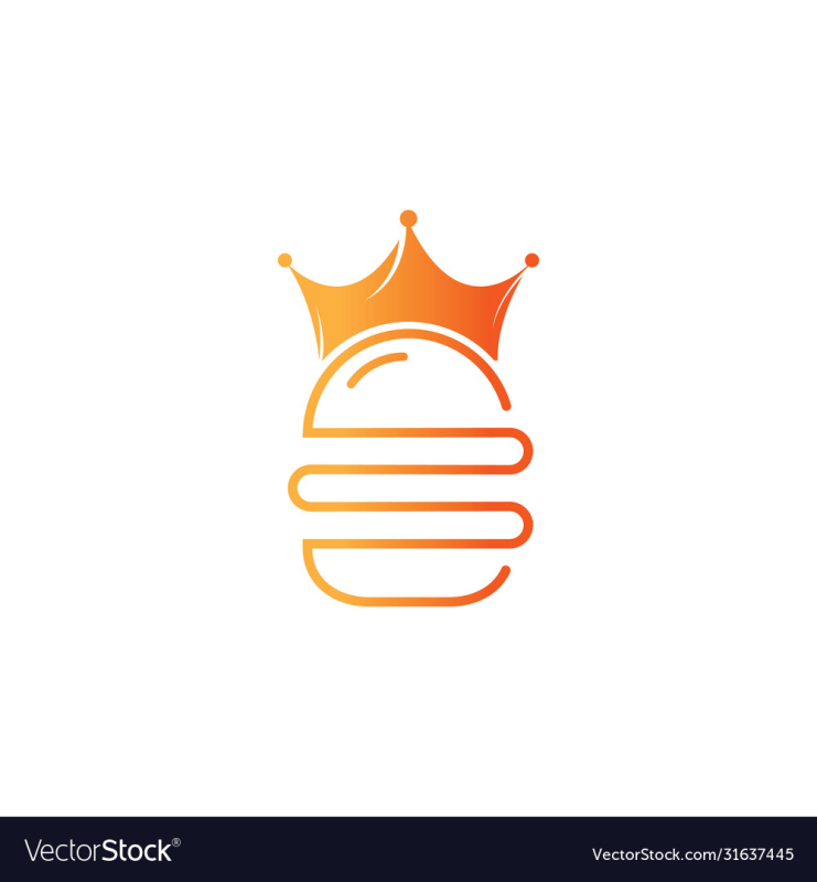 Корона бургер Кинг рисунок