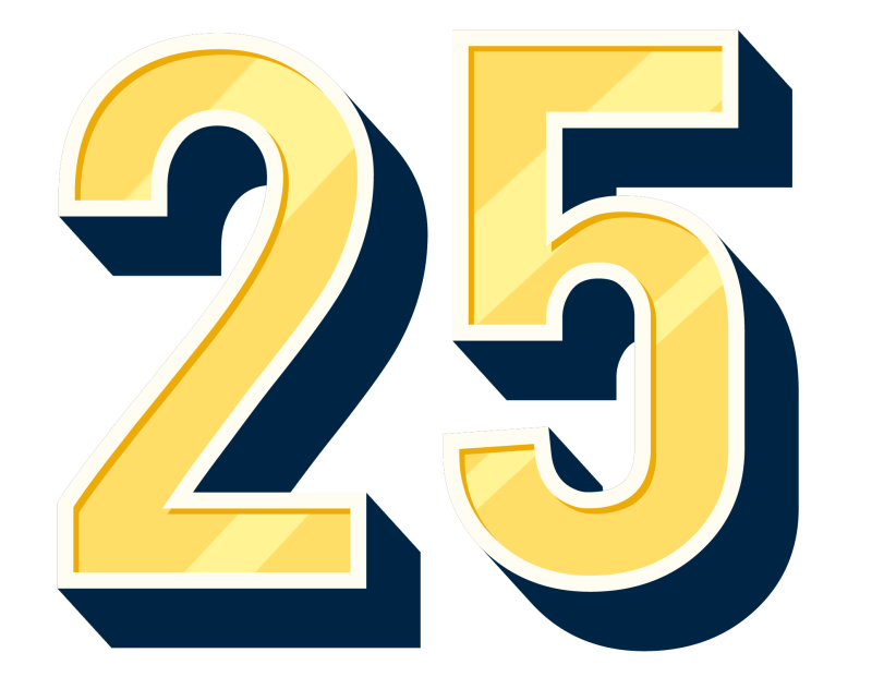 25 Лет цифры