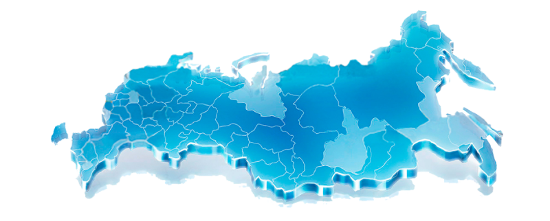 Карта России стилизованная