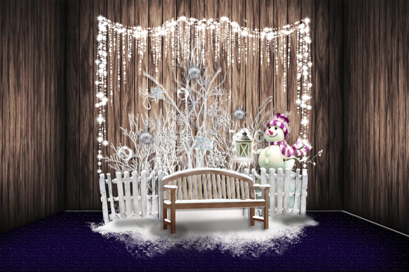 Зимние декорации