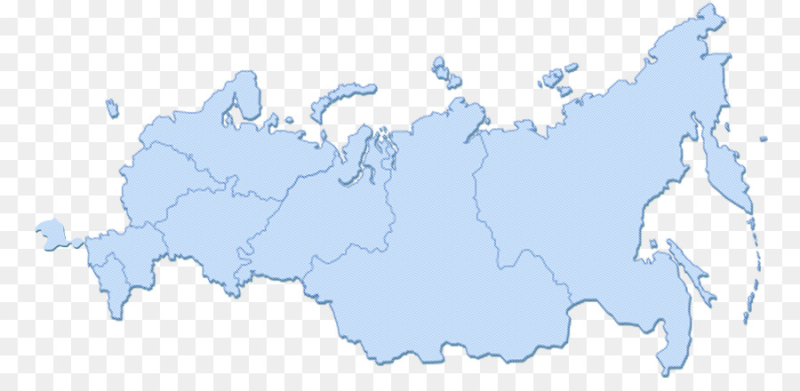 Карта России очертания
