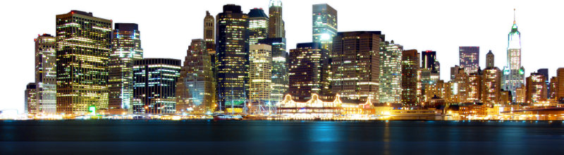 Город на прозрачном фоне