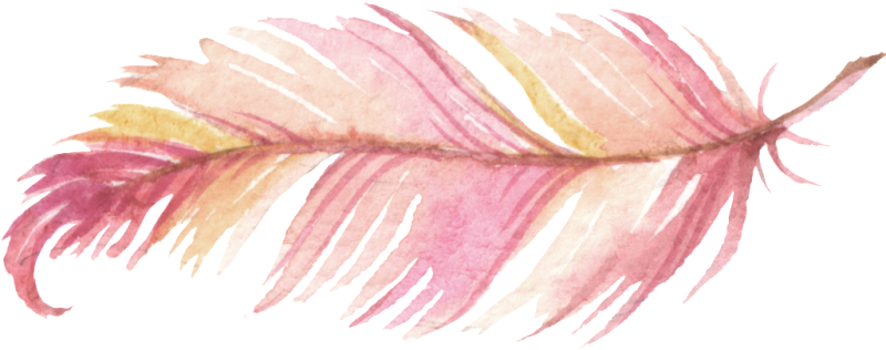 Розовые перья