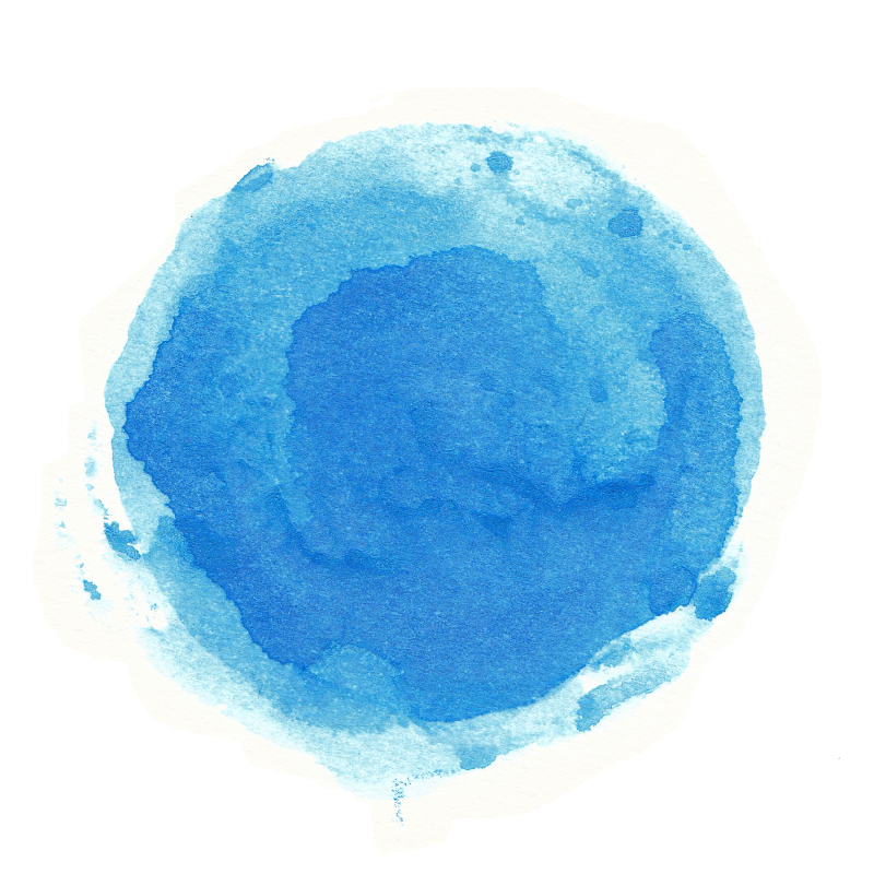 Акварель круглая