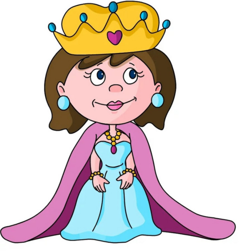 Принцесса рисунок для детей