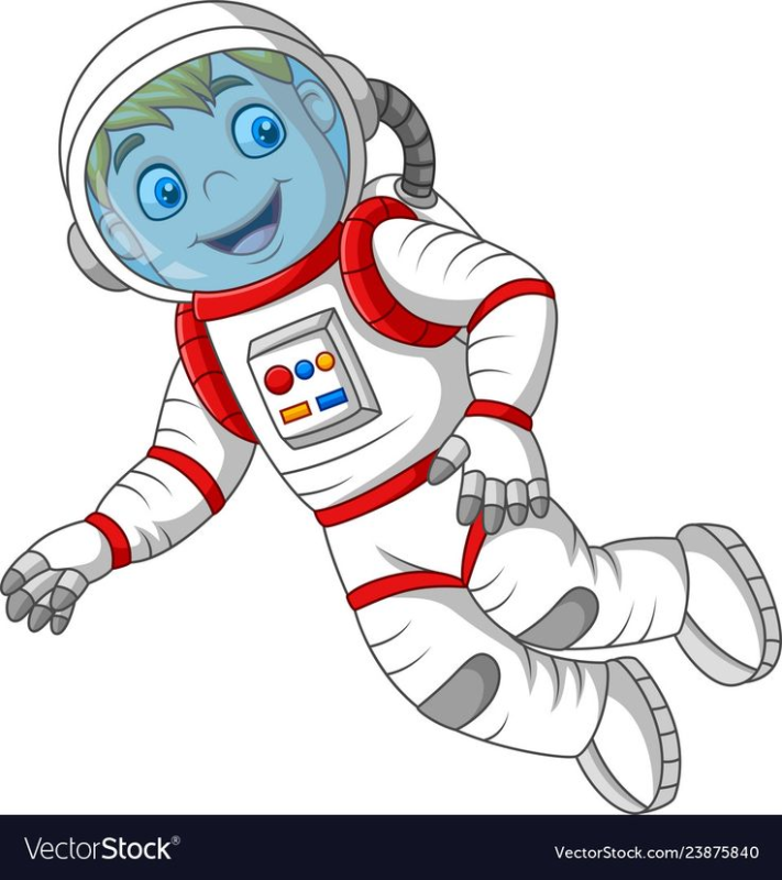 Космонавт на прозрачном фоне