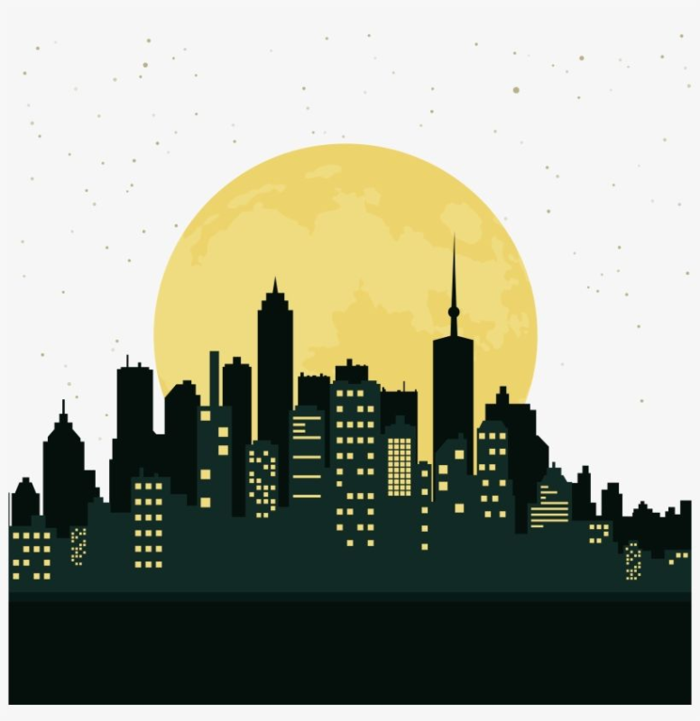 Силуэт города