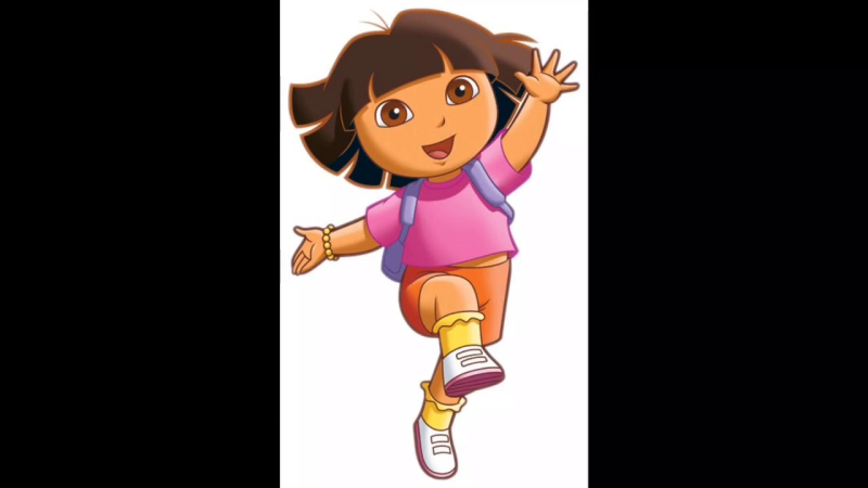 Даша путешественница на прозрачном фоне