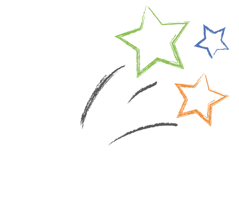 Рисование звездочки мелкие