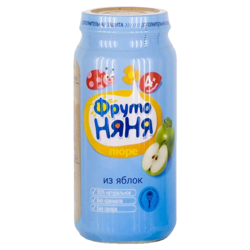 Пюре ФРУТОНЯНЯ яблоко натуральное 250
