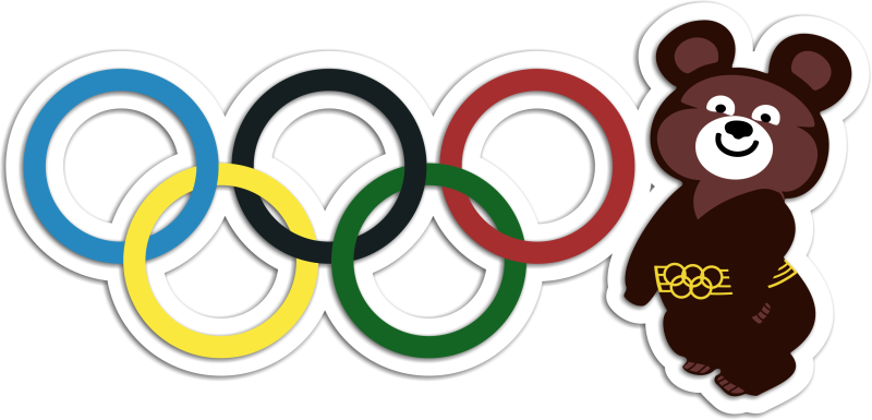 Олимпийский мишка 1980 Чижиков