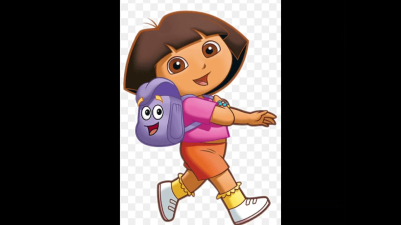 Даша путешественница вектор