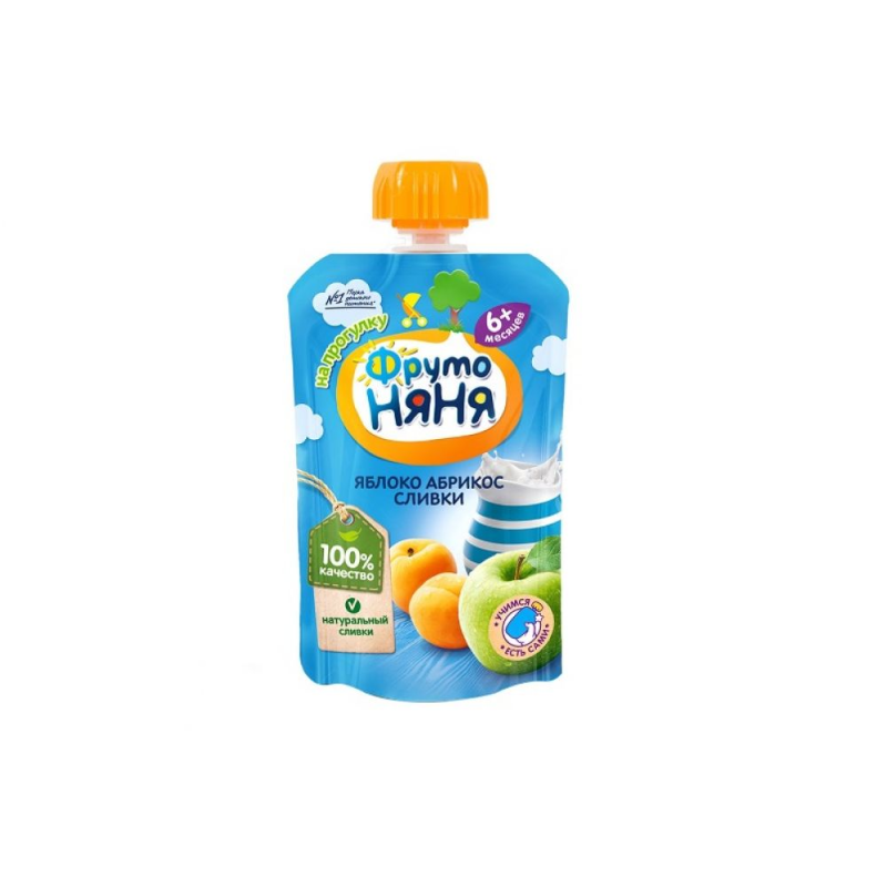 ФРУТОНЯНЯ пюре в мягкой упаковке персик
