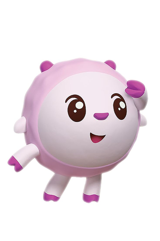 Малышарики Бараш на белом фоне