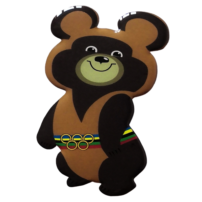 Наклейка"Олимпийский мишка"