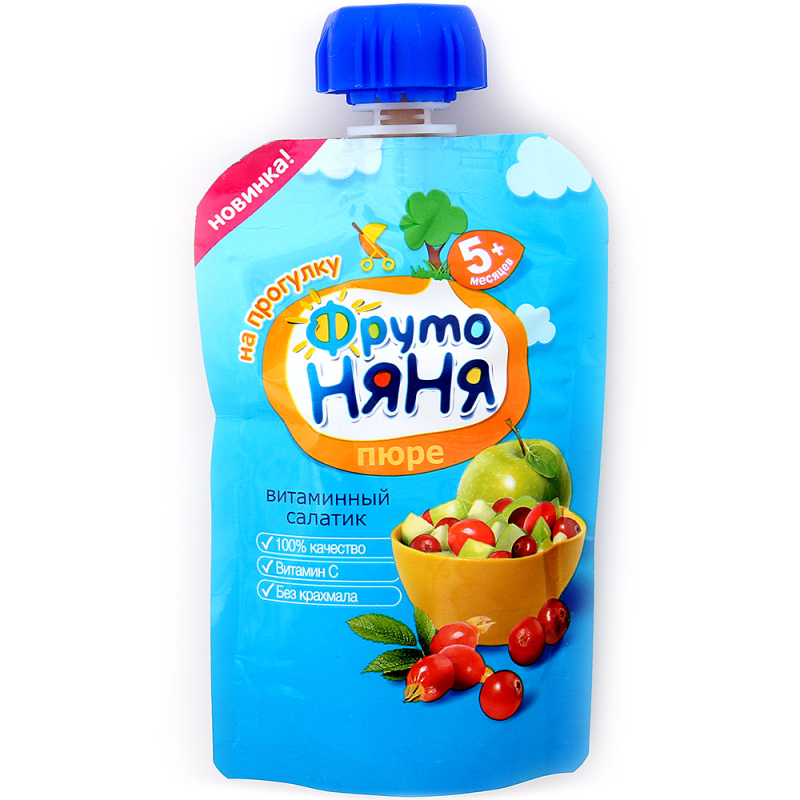 Фруктовое пюре ФРУТОНЯНЯ фруктовое пюре ФРУТОНЯНЯ