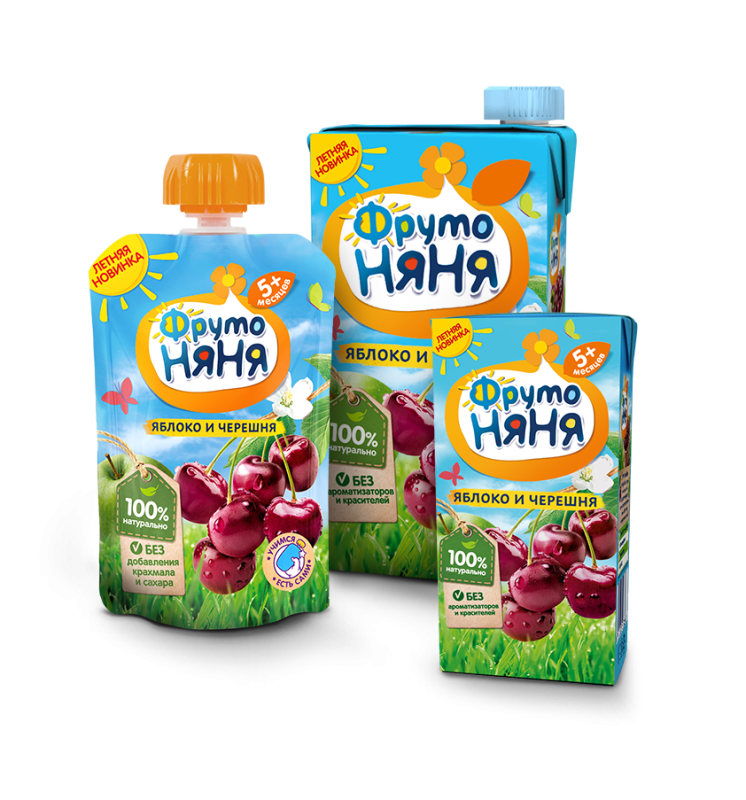 Детское питание ФРУТОНЯНЯ сок