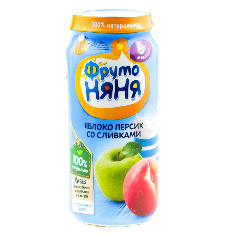 Фруктовое пюре ФРУТОНЯНЯ яблоко