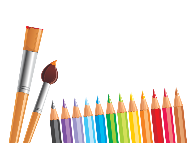 Кисть карандашом