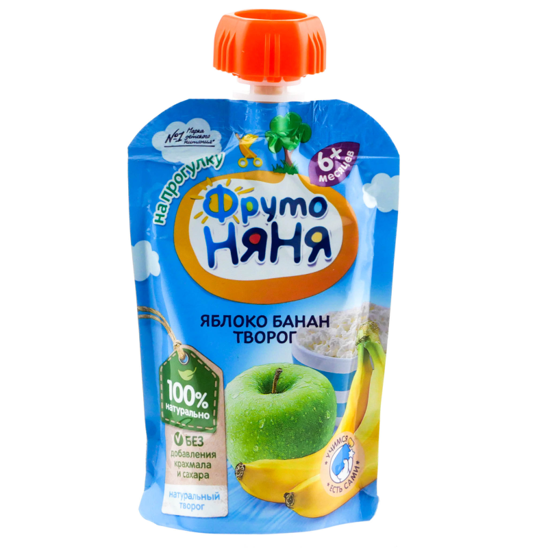 Пауч ФРУТОНЯНЯ яблоко