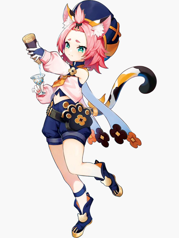 Диона Геншин Импакт в полный рост