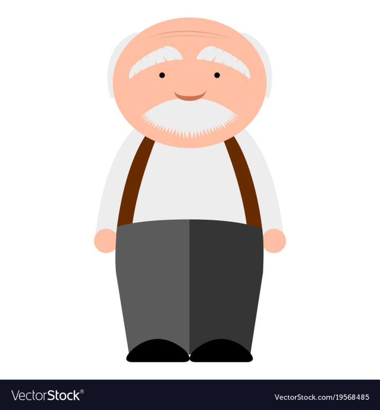 Мультяшный дед