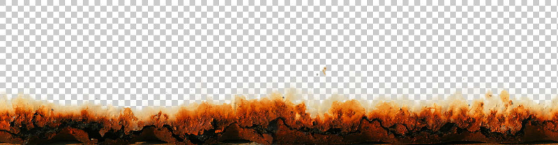 Наклейка ржавчина без фона