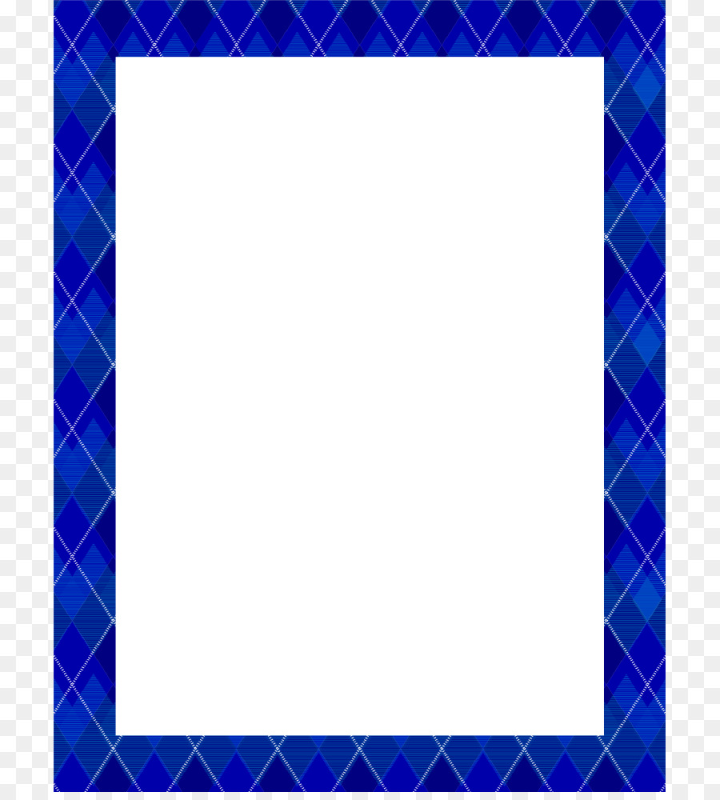 Рамка синего цвета