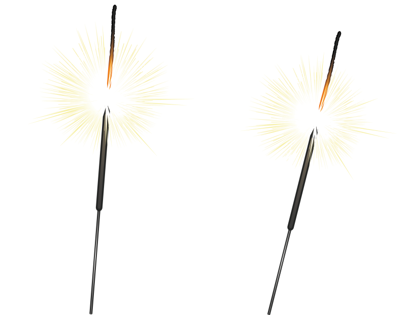 Бенгальский огонь палочка